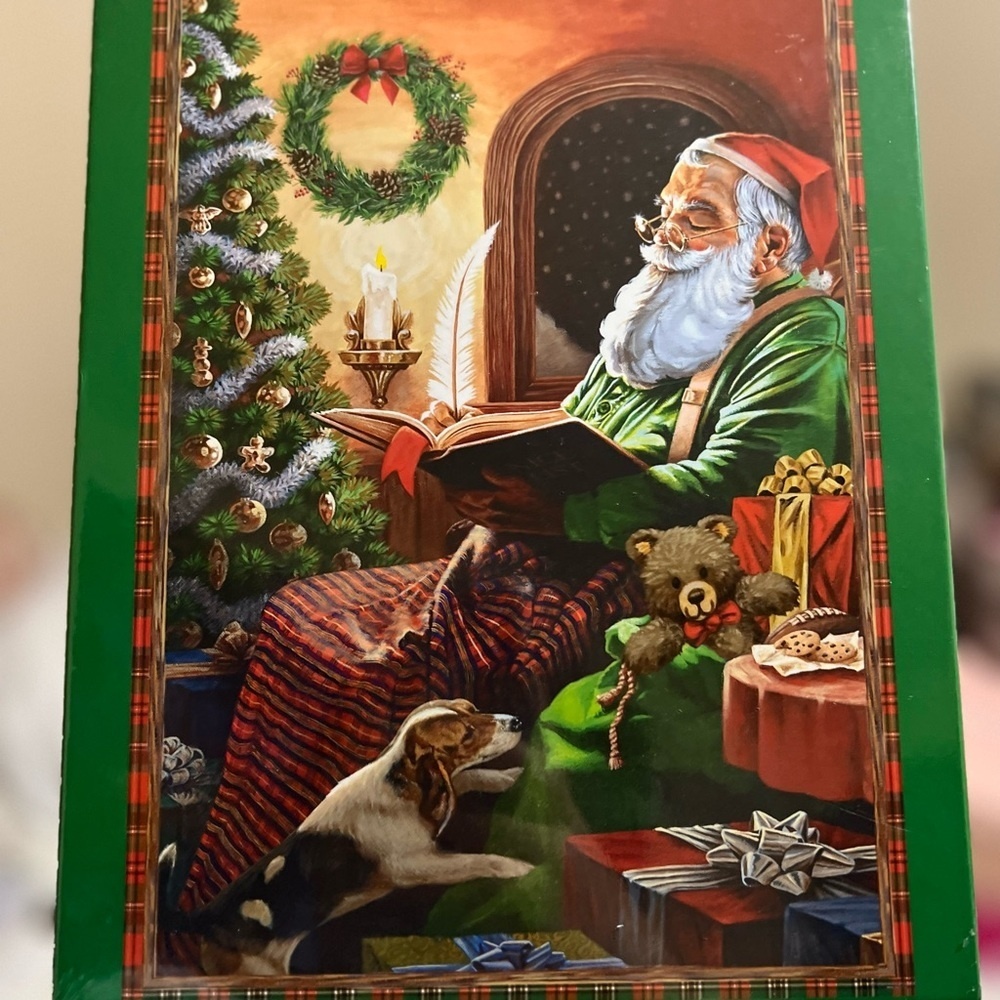 Christmas Santa Claus party oversized puzzle